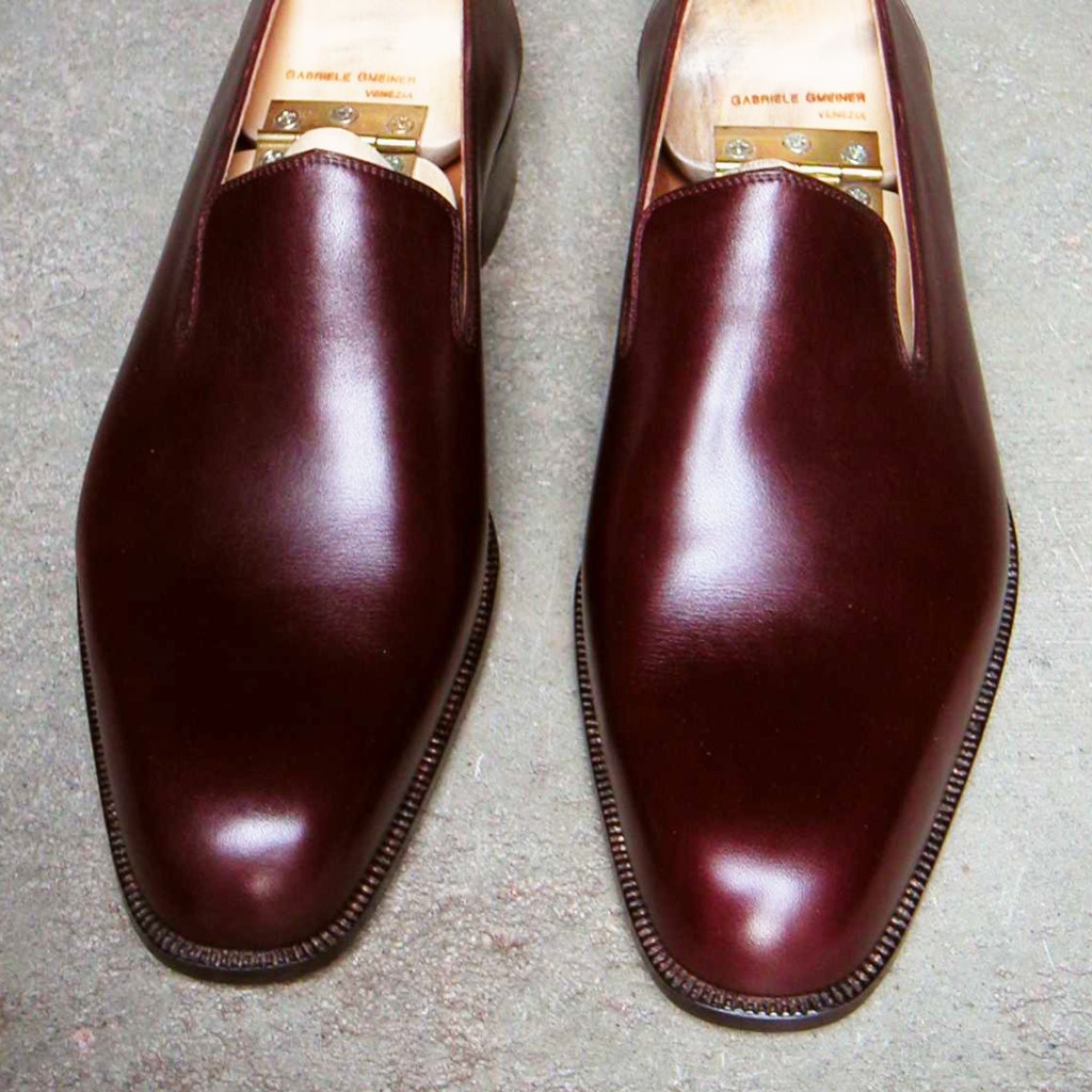 plain loafer bordeaux