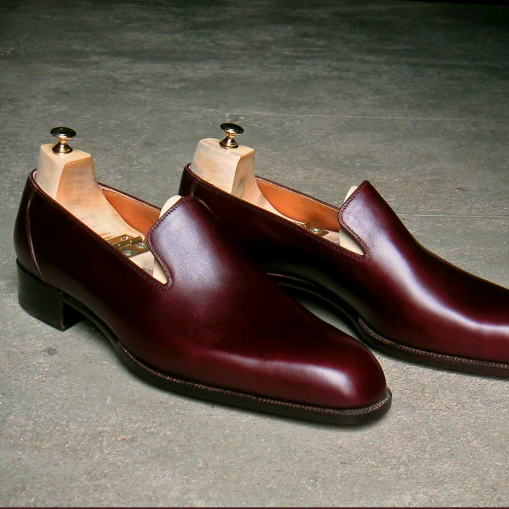 plain loafer bordeaux